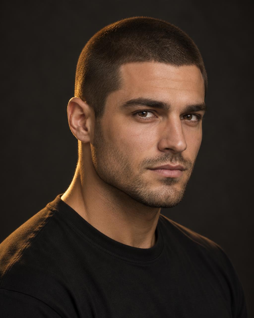 Even Buzz Cut haircut example