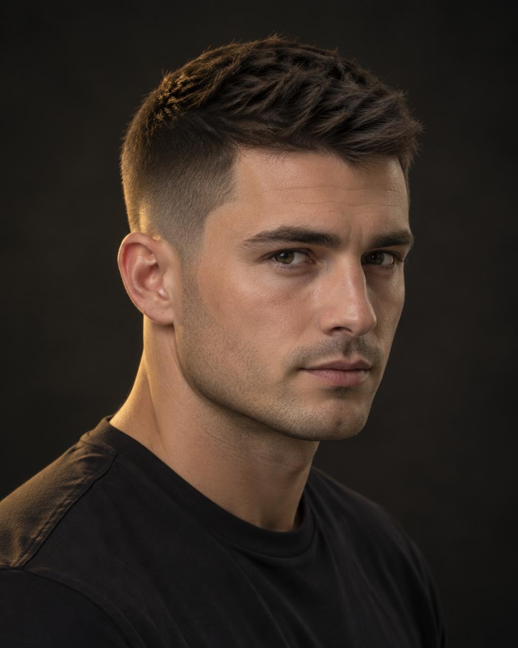 Simple Crew Cut haircut example